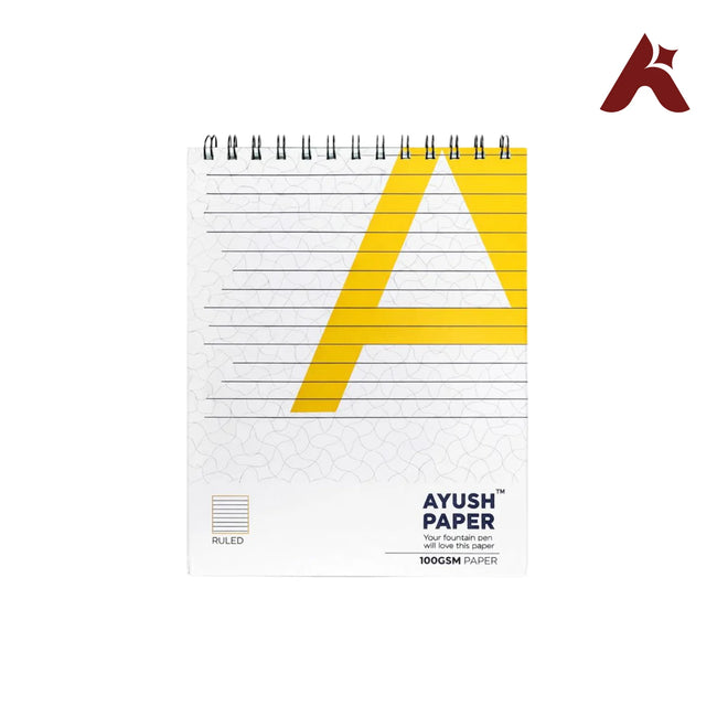 FOUNTAIN PEN FRIENDLY RULED NOTEBOOK