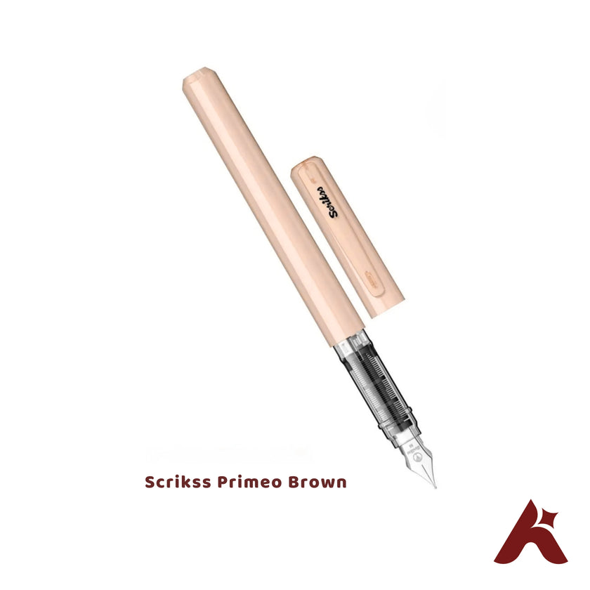 Scrikss Primeo Brown Fountain Pen