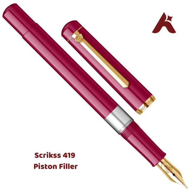 Scrikss 419 Piston Filler Fountain Pen Aairo