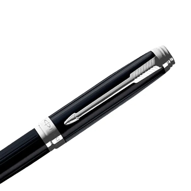 Parker Ambient Laque Black Chrome Trim Ballpoint Pen