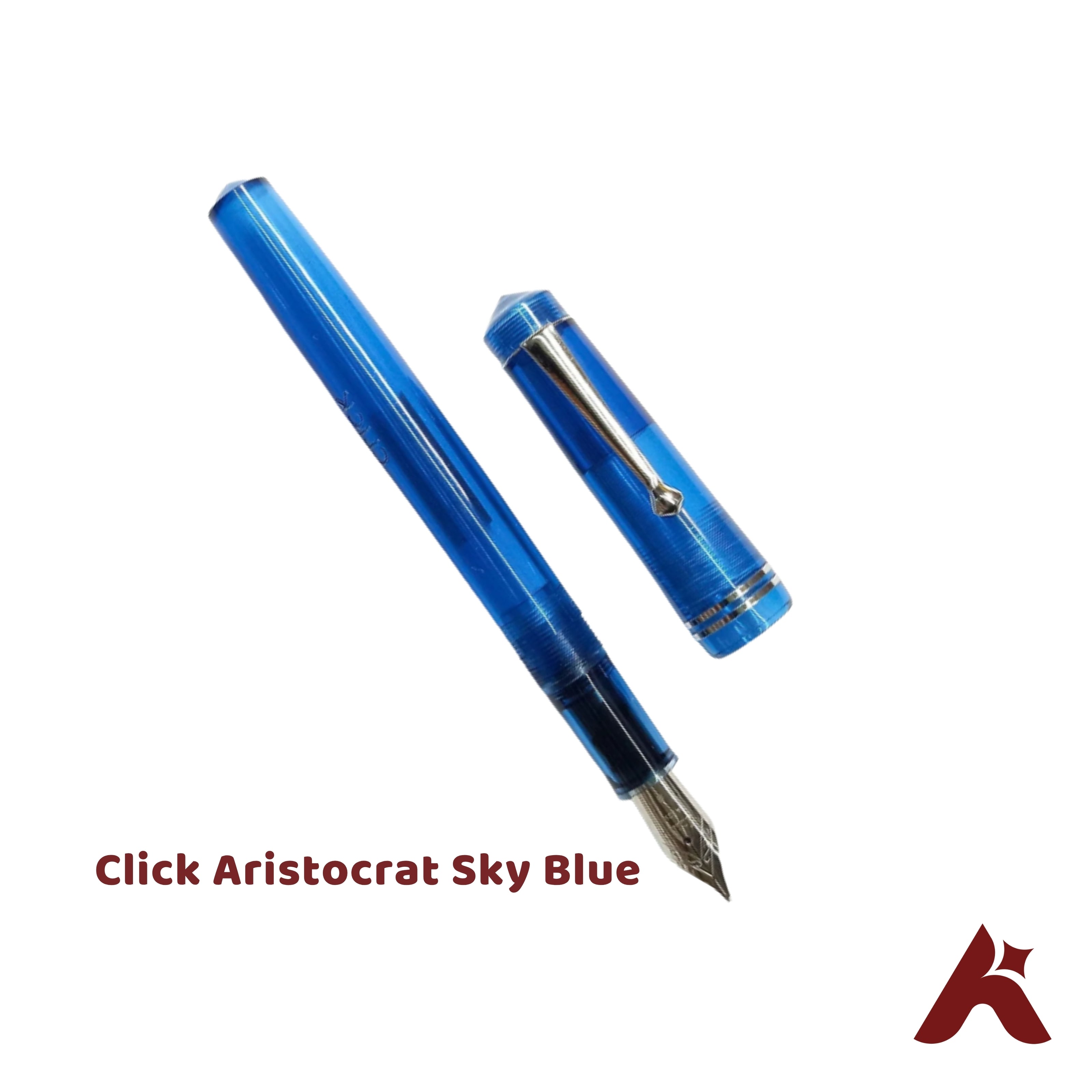 Click Aristocrat Sky Blue Fountain Pen