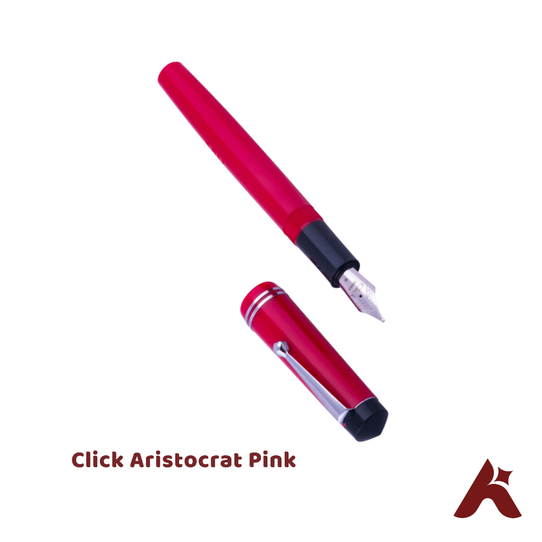 Click Aristocrat Pink Fountain Pen