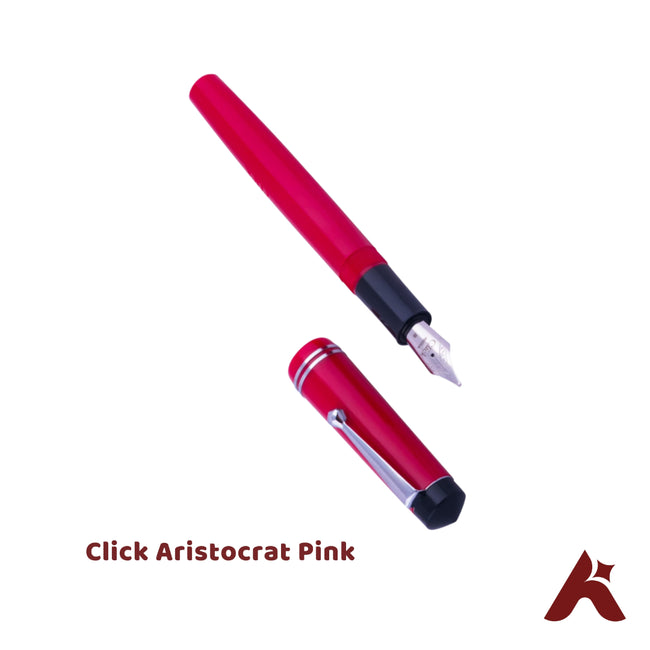 Click Aristocrat Pink Fountain Pen