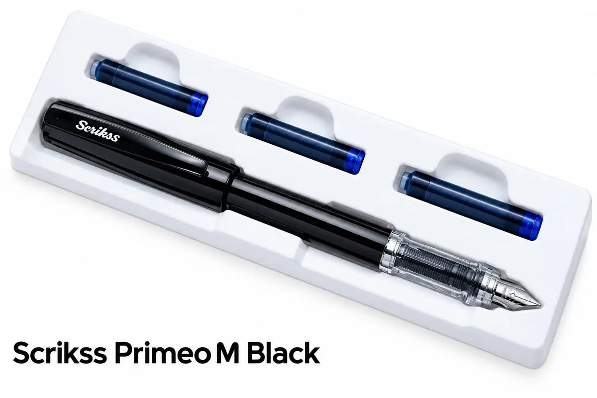Scrikss Primeo FP M Nib-BLST-Grey, Kiwi, Black, Burgundy, Latte, Mint, Pink, Lilac.